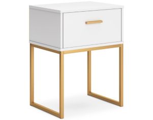 Ashley Socalle White Nightstand