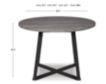 Ashley Centiar Gray Round Table small image number 5