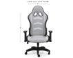 Ashley Lynxtyn White Desk Chair small image number 10