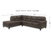 Ashley Navi Smoke 2-Piece Sectional with Right Sofa small image number 3
