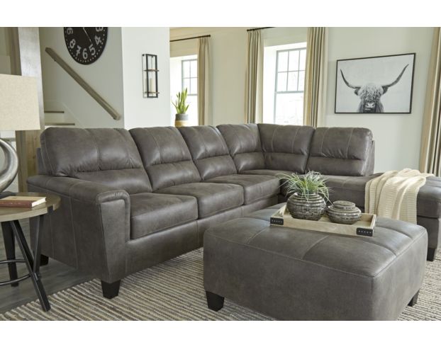 Ashley Navi Smoke 2-Piece Sectional with Left-Facing Sofa large image number 2