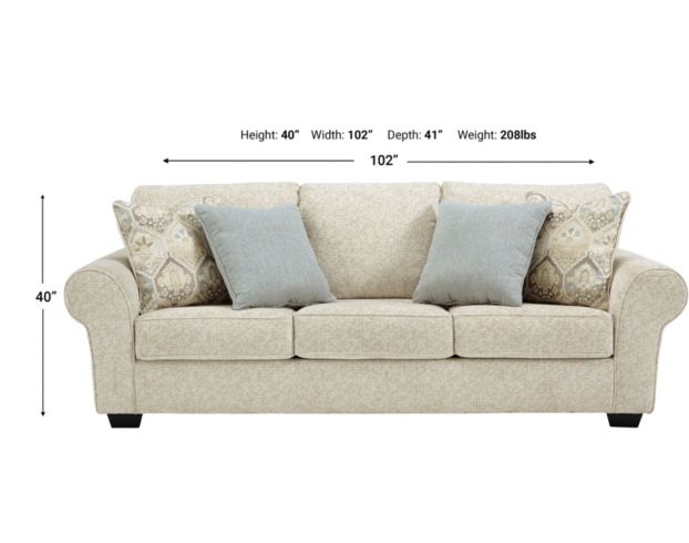 Ashley Haisley Queen Sleeper Sofa large image number 3