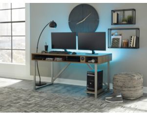 Ashley Barolli Brown Gaming Desk
