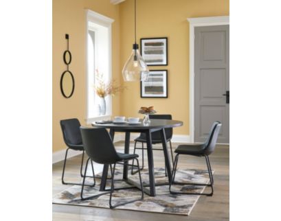 Ashley Centiar Black 5-Piece Dining Set