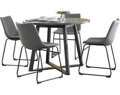 Ashley Centiar Gray 5-Piece Dining Set