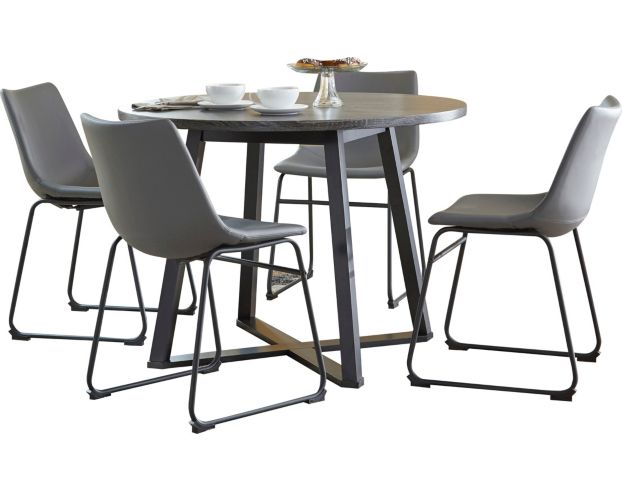 Ashley Centiar Gray 5-Piece Dining Set large image number 1