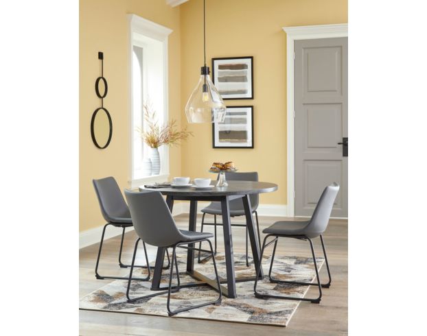 Ashley Centiar Gray 5-Piece Dining Set large image number 2