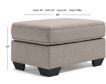 Ashley Greaves Stone Ottoman small image number 3