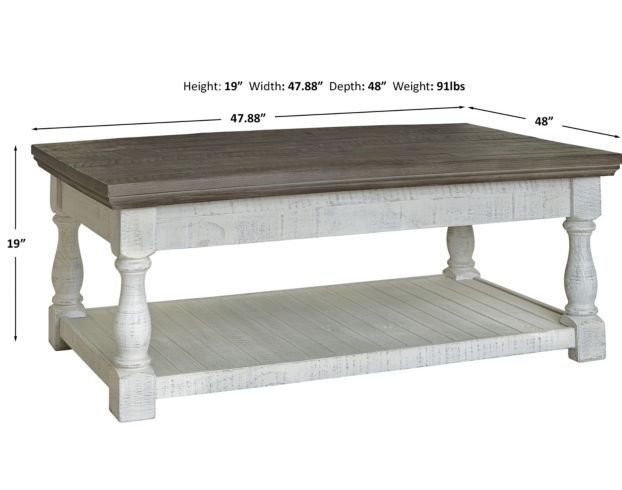 Ashley Havalance Lift-Top Coffee Table large image number 6