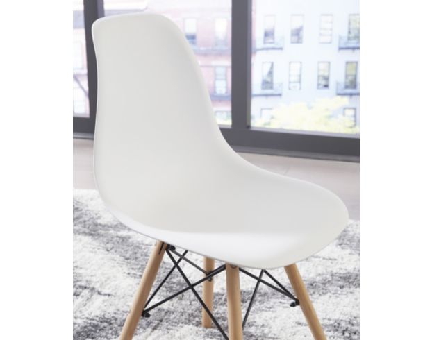 Ashley Jaspeni White Side Chair large image number 5