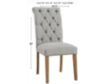 Ashley Harvina Light Gray Dining Chair small image number 5