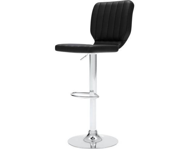 Ashley Pollzen Black Adjustable Swivel Barstool large image number 2