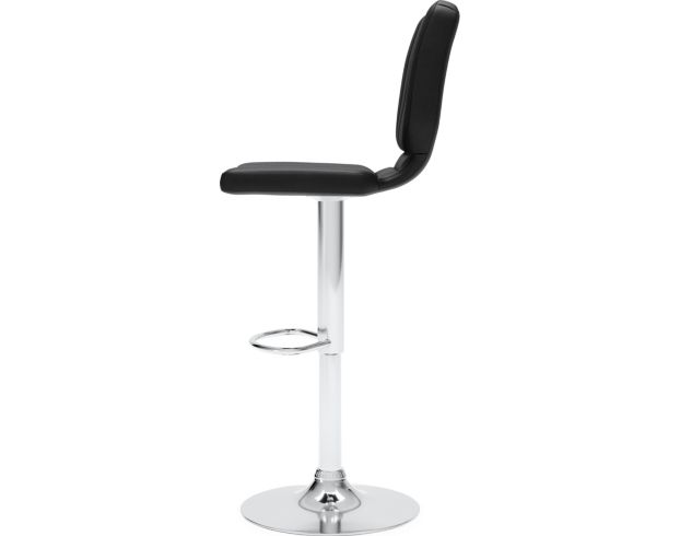 Ashley Pollzen Black Adjustable Swivel Barstool large image number 3