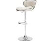 Ashley Pollzen White Chrome Adjustable Swivel Barstool small image number 2