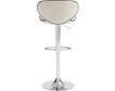 Ashley Pollzen White Chrome Adjustable Swivel Barstool small image number 4