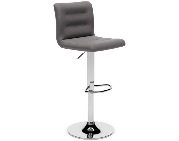 Ashley Pollzen Gray Adjustable Swivel Barstool large image number 3