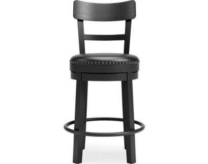 Ashley Valebeck Black Swivel Counter Stool