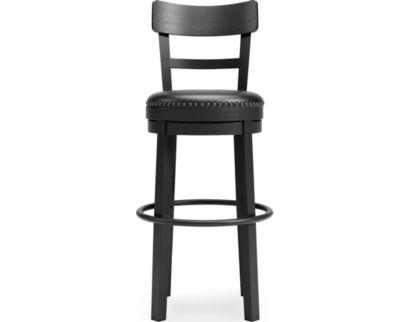 Ashley Valebeck Black Swivel Barstool