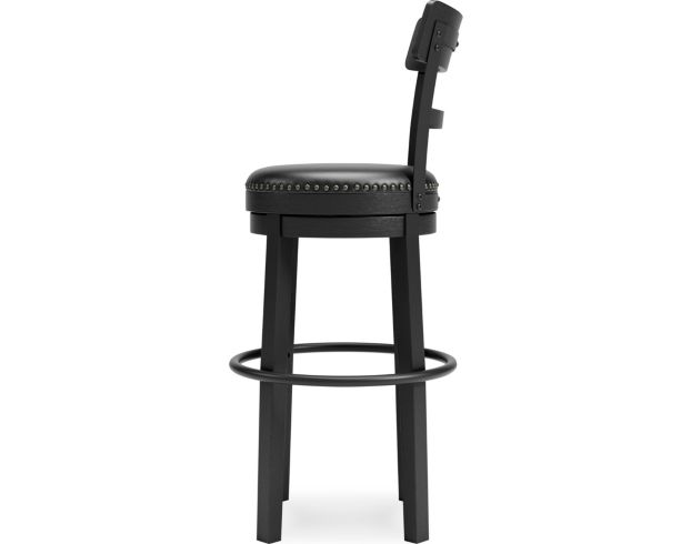 Ashley Valebeck Black Swivel Barstool large image number 3