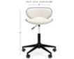 Ashley Beaunali White Desk Chair small image number 5