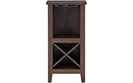 Ashley Turnley Brown Wine Cabinet