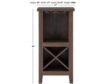 Ashley Turnley Brown Wine Cabinet small image number 7