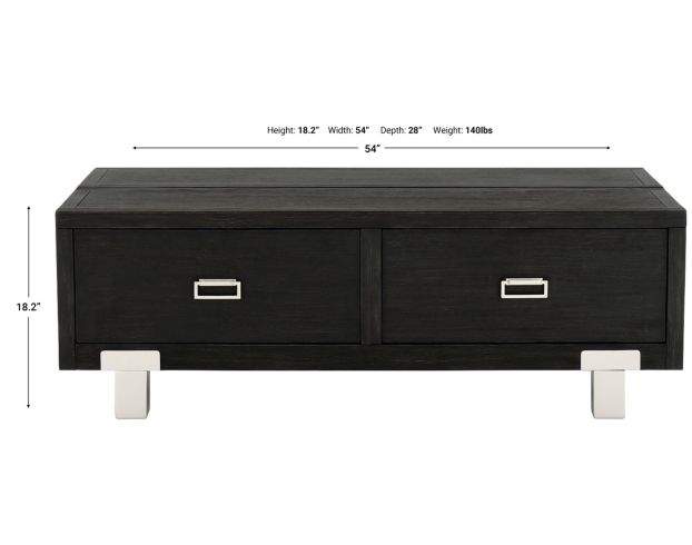 Ashley Chicago Lift-Top Coffee Table large image number 6