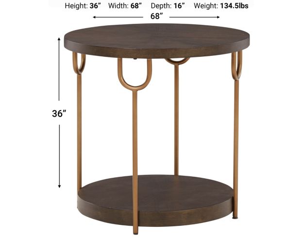 Ashley round store end tables