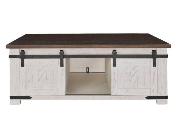 Ashley Wystfield Coffee Table With, Side Table With Sliding Doors