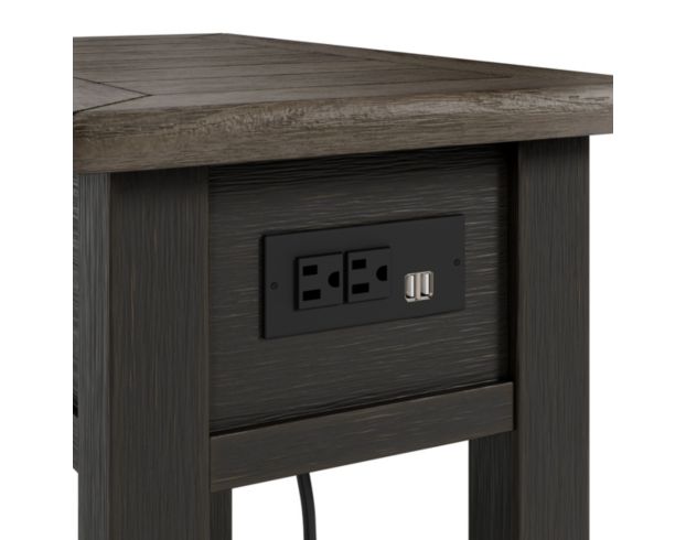 Ashley Tylercreek Chairside Table with Power Supply large image number 3