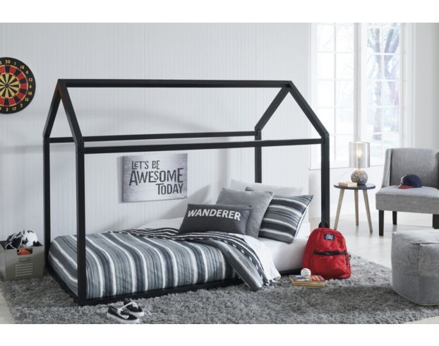 Ashley Flannibrook Twin House Bed Frame large image number 2