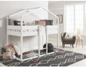Ashley Flannibrook Twin/Twin House Loft Bed