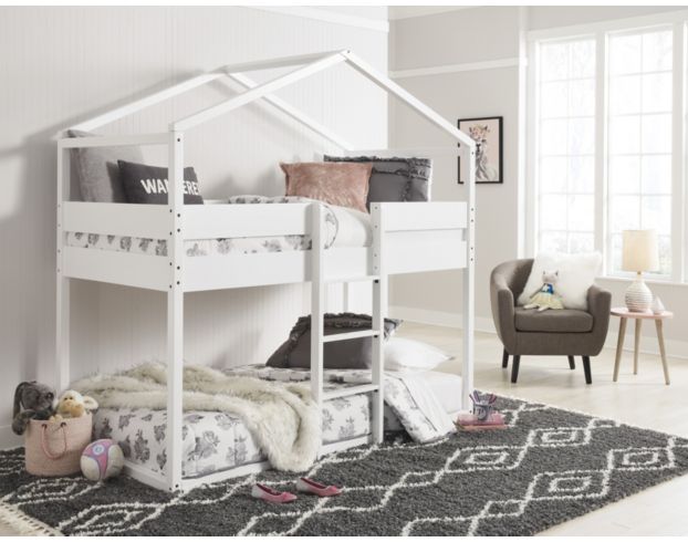 Ashley Flannibrook Twin/Twin House Loft Bed large image number 3