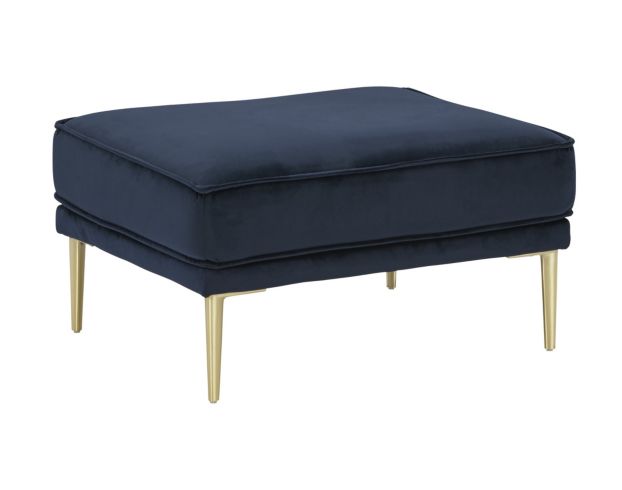 Ashley Macleary Navy Ottoman large image number 1