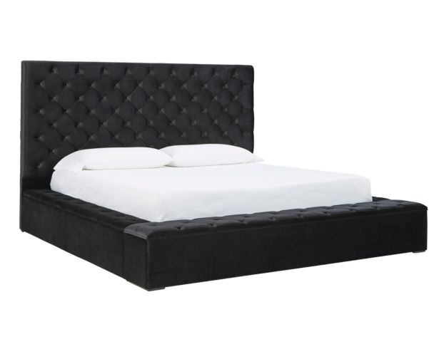 Ashley Lindenfield Queen Upholstered Bed large image number 1