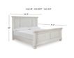 Ashley Robbinsdale Panel 4-Piece King Bedroom Set small image number 24