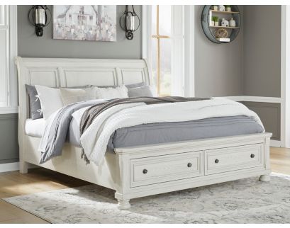 Ashley Robbinsdale King Sleigh Storage Bed