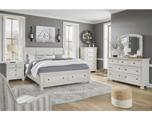 Ashley Robbinsdale Queen Storage Bed large image number 2