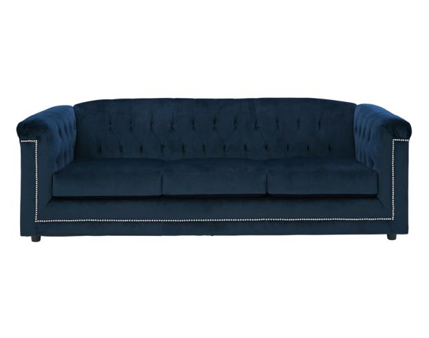Ashley Josanna Navy Sofa large image number 1