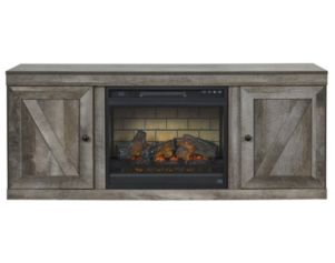 Ashley Wynnlow TV Stand with Log Fireplace