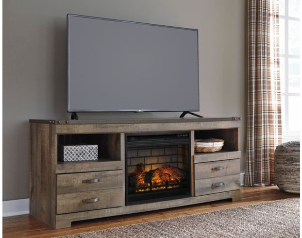 Trinell fireplace tv deals stand