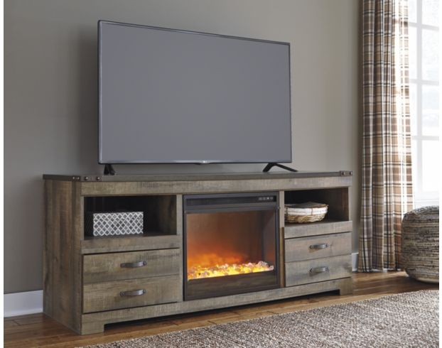 Ashley Trinell TV Stand with Fireplace large image number 2