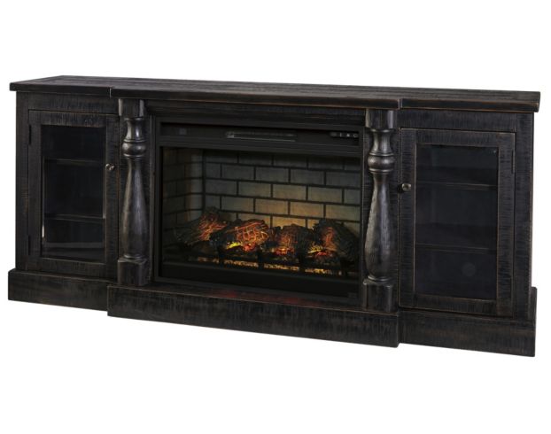 Ashley Mallacar TV Stand with Fireplace large image number 1