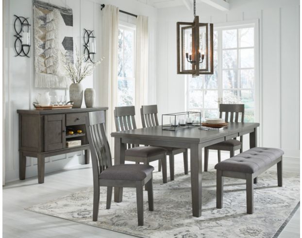 Ashley gray on sale dining table