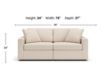 Ashley Modmax Oyster 2 Piece Loveseat small image number 8