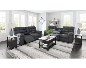 Ashley Wilhurst Reclining Loveseat with Console