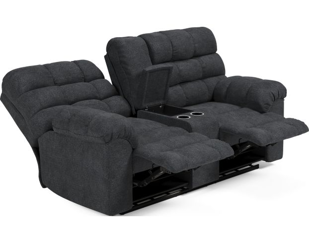 Ashley Wilhurst Reclining Loveseat with Console large image number 3