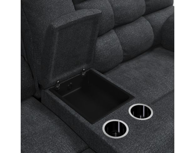 Ashley Wilhurst Reclining Loveseat with Console large image number 4
