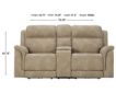 Ashley Next-Gen Sand Power Loveseat with Console small image number 3