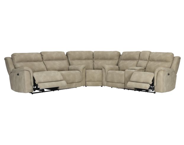 Ashley Next-Gen Sand 3-Piece Power Sectional large image number 3